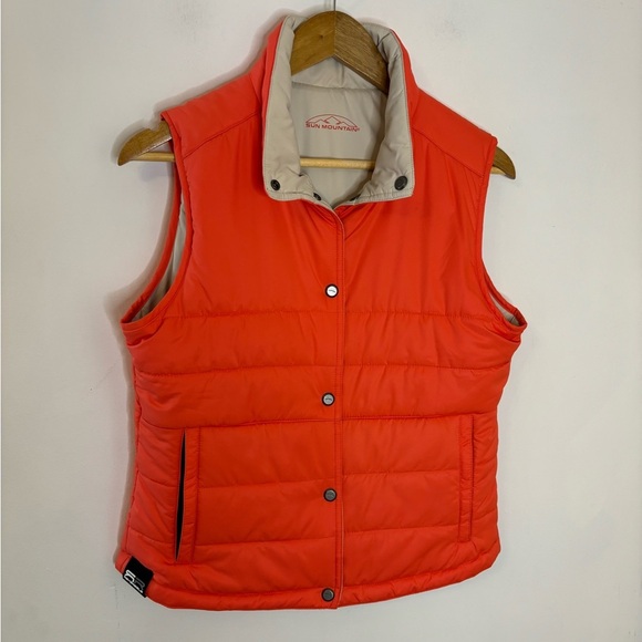 Sun Mountain Reversible Puffer Vest - Picture 1 of 8